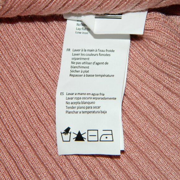 Streetware Society Pink Ribbed Stretchy Bodycon Date Night Dress Size Large-A07 - Picture 9 of 9